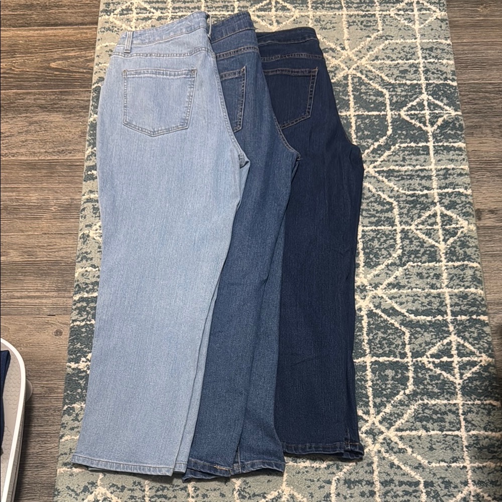 No Boundaries Blue Straight Leg Jeans Classic Denim